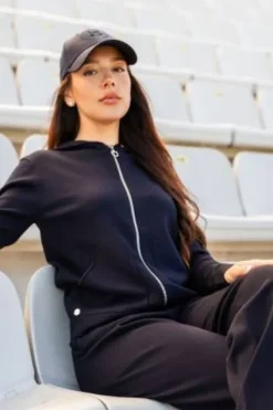 Online Sweat zippé maille Amélie - - Coupe droite Femme Tenue D'Équitation Femme·Sweat Shirt, Polaire Et Pull Femme