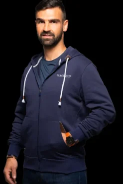 Best Sweat zippé Sacramento Flag's & Cup Homme Tenue D'Équitation Homme·Sweat Shirt, Polaire Et Pull Homme