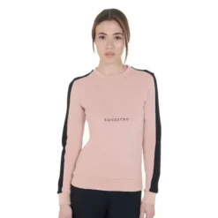 Clearance Sweat-shirt à col rond cameo - Femme Tenue D'Équitation Femme·Sweat Shirt, Polaire Et Pull Femme
