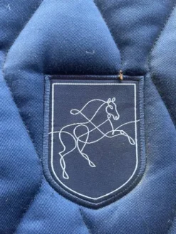 New Tapis bleu marine Tapis De Dressage|Tapis De Cso