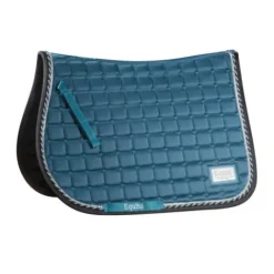 Discount Tapis de dressage Teal Blue - - Coton de qualité Tapis De Dressage|Tapis De Selle