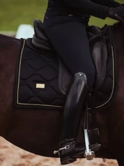 Best Tapis de selle Black Edition Gold DRESSAGE - Tapis De Dressage|Tapis De Selle