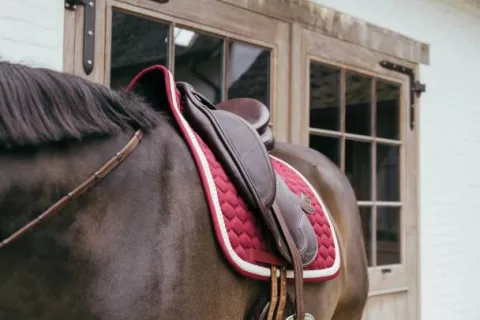 New Tapis de selle corde tressée dressage - Kentucky - élégance et confort Tapis De Dressage|Tapis De Selle
