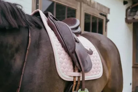 New Tapis de selle corde tressée dressage - Kentucky - élégance et confort Tapis De Dressage|Tapis De Selle