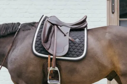 New Tapis de selle corde tressée dressage - Kentucky - élégance et confort Tapis De Dressage|Tapis De Selle