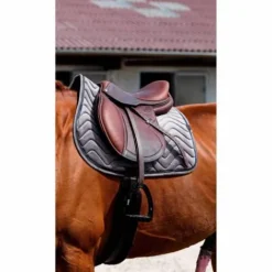 Sale Tapis de selle EQUITHÈME Glossy - - Velours chic Tapis De Cso|Tapis De Selle