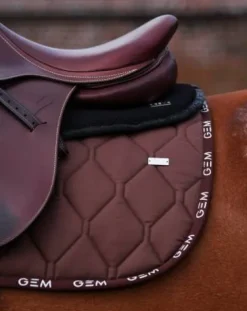 Online Tapis de selle LOVE Obstacle Chocolat - Tapis De Cso|Tapis De Selle