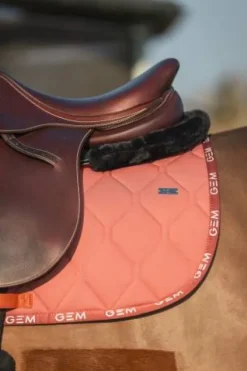 Discount Tapis de selle LOVE Obstacle Rouille - Tapis De Cso|Tapis De Selle