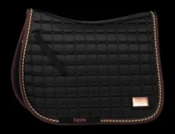 Best Tapis de selle Noir et Bronze 2.0 - Tapis De Dressage|Tapis De Selle