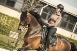 Best Tapis de selle Noir et Bronze 2.0 - Tapis De Dressage|Tapis De Selle