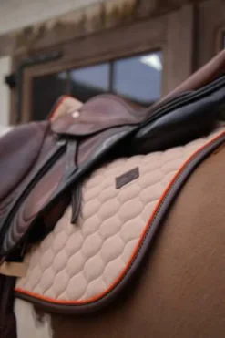 Hot Tapis de selle Onion Quilt Neon Leather Mixte - Kentucky Tapis De Cso|Tapis De Selle