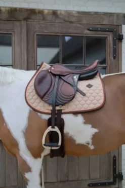 Hot Tapis de selle Onion Quilt Neon Leather Mixte - Kentucky Tapis De Cso|Tapis De Selle