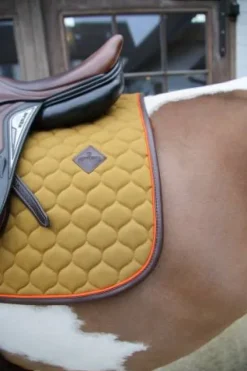 Hot Tapis de selle Onion Quilt Neon Leather Mixte - Kentucky Tapis De Cso|Tapis De Selle