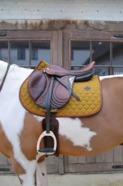 Hot Tapis de selle Onion Quilt Neon Leather Mixte - Kentucky Tapis De Cso|Tapis De Selle