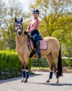 Best Tapis de selle Peony Pink - Tapis De Dressage|Tapis De Cso