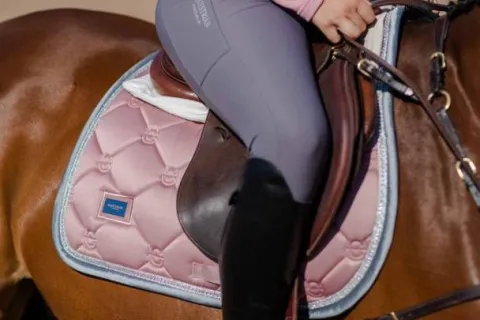 Tapis de selle Pink Crystal - Tapis De Dressage|Tapis De Selle