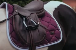 Sale Tapis de selle Purple White Edge - Tapis De Dressage|Tapis De Selle