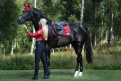 Best Tapis de selle Rouge - Chili Pepper - Tapis De Dressage|Tapis De Selle