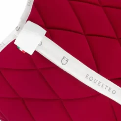 Outlet Tapis de selle technique logo wine/blanc- Tapis De Cso|Tapis De Selle