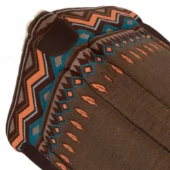 Discount Tapis de selle western avec empiècements en cuir Tapis Western|Tapis De Selle