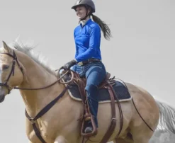 New Tapis de selle Western confort en laine tissée Thiline Tapis Western|Tapis De Selle