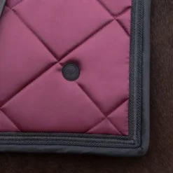 Hot Tapis de selle Zahra Bordeaux - - Effet satiné, motifs élégants Tapis De Cso|Tapis De Selle