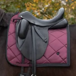 Hot Tapis de selle Zahra Bordeaux - - Effet satiné, motifs élégants Tapis De Cso|Tapis De Selle