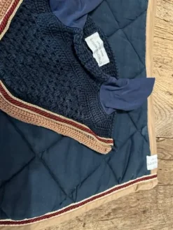 Clearance TAPIS ENSEMBLE CRISTINA SPORT BLEU MARINE Tapis De Dressage|Tapis De Cso