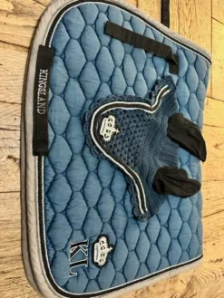 Best TAPIS ENSEMBLE KINGSLANS BLEU CANARD Tapis De Dressage|Tapis De Cso