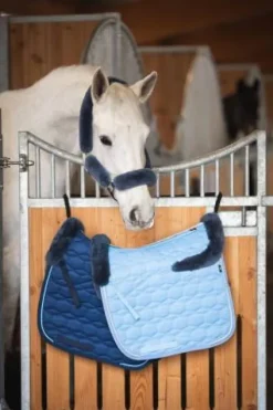 Clearance Tapis Eurofit Satiné Edition Limitée 2022 Blue  - Tapis De Dressage|Tapis De Selle