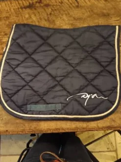 New Tapis poney très bon état bleu marine Tapis De Cso|Tapis De Selle