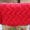 Sale Tapis équithème rouge double poney  NEUF Tapis De Selle|Tapis De Selle