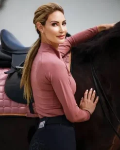 Hot Top Base layer Pink Lemonade - Femme Tenue D'Équitation Femme·Polos Et Chemises