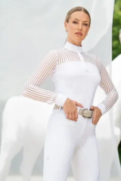 New Top de concours manches longues 5290 - Femme La Cavalière En Concours|La Femme En Concours