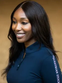 Sale Top Power Top Modern Tech Navy  - Femme Tenue D'Équitation Femme·Polos Et Chemises