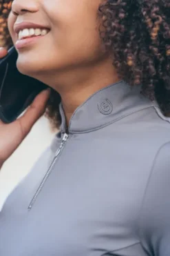 Discount Top Power Top Sportive Blue Ash - Femme Tenue D'Équitation Femme·T-Shirts équitation Femme|Tenue D'Équitation Femme·Polos Et Chemises