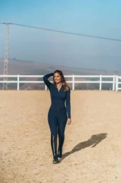 Best Top UV PROTECTION Midnight blue - Femme Tenue D'Équitation Femme·T-Shirts équitation Femme|Tenue D'Équitation Femme·Polos Et Chemises