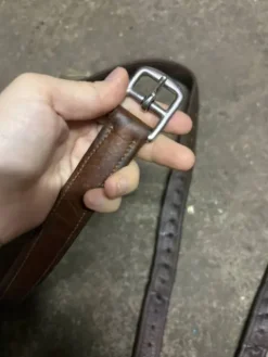 Outlet Étrivières Bruno Delgrange en cuir havane 135cm Etriers Et Accessoires|Étrivières