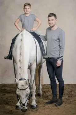 Online T-shirt à manches longues Riding Top - - Tissu naturel Homme Tenue D'Équitation Homme·T-Shirts équitation Homme