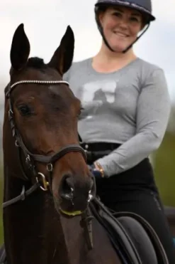 Discount T-Shirt coton à manches longues Riding Cotton Top - Femme Tenue D'Équitation Homme·T-Shirts équitation Homme|Tenue D'Équitation Femme·T-Shirts équitation Femme