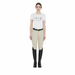 Discount T-shirt d'équitation manches courtes Filetto - - Slim fit Femme Tenue D'Équitation Femme·T-Shirts équitation Femme