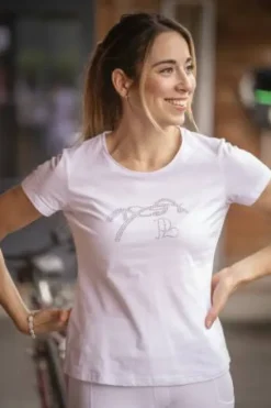 Sale T-shirt iconic strass - - léger et chic Femme Tenue D'Équitation Femme·T-Shirts équitation Femme