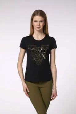 New T-shirt manches courtes Santa Lucia - Femme Tenue D'Équitation Femme·T-Shirts équitation Femme