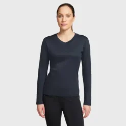 New T-Shirt manches longues Axella Crystal AW24 Femme Tenue D'Équitation Femme·T-Shirts équitation Femme