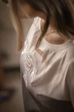 New T-Shirt Poppy Strass - PENELOPE COLLECTION Femme Tenue D'Équitation Femme·T-Shirts équitation Femme