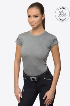 Sale T-Shirt équitation manches courtes - - Coton doux Femme Tenue D'Équitation Femme·T-Shirts équitation Femme
