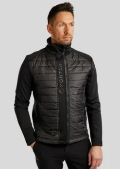 Veste bi-matière Emmanuel unisexe - - Coupe vent, déperlante Homme Tenue D'Équitation Homme·Gilets Et Bodywarmer