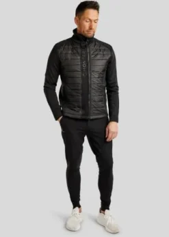 Veste bi-matière Emmanuel unisexe - - Coupe vent, déperlante Homme Tenue D'Équitation Homme·Gilets Et Bodywarmer
