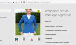 Outlet Veste concours Pénélope Leprevost T34 Femme La Cavalière En Concours|La Femme En Concours