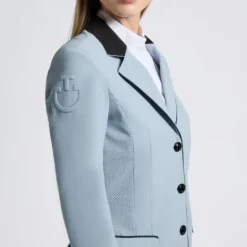 Clearance Veste de compétition perforé Ciel - Femme La Cavalière En Concours|La Femme En Concours